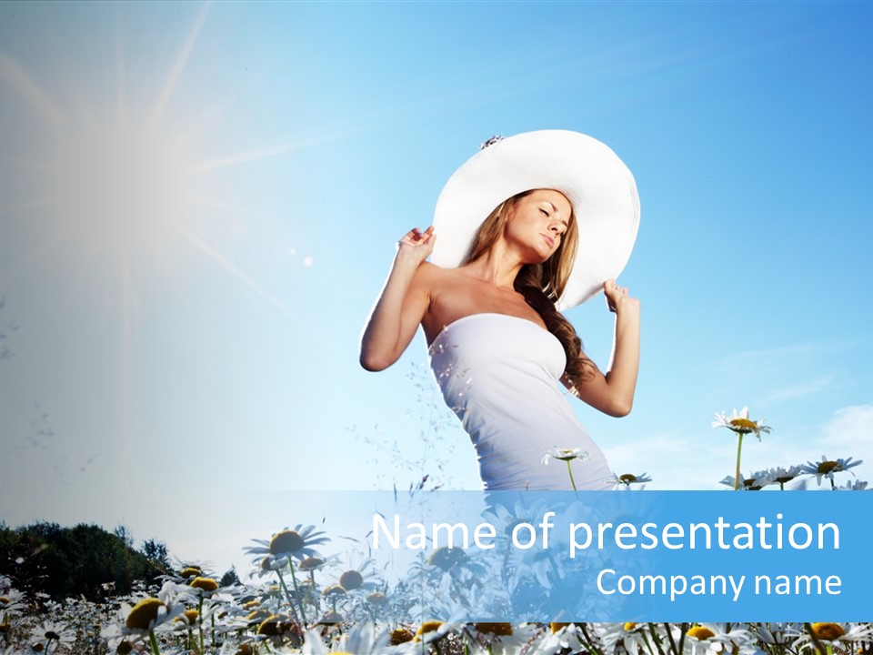 Human Dress Sun PowerPoint Template