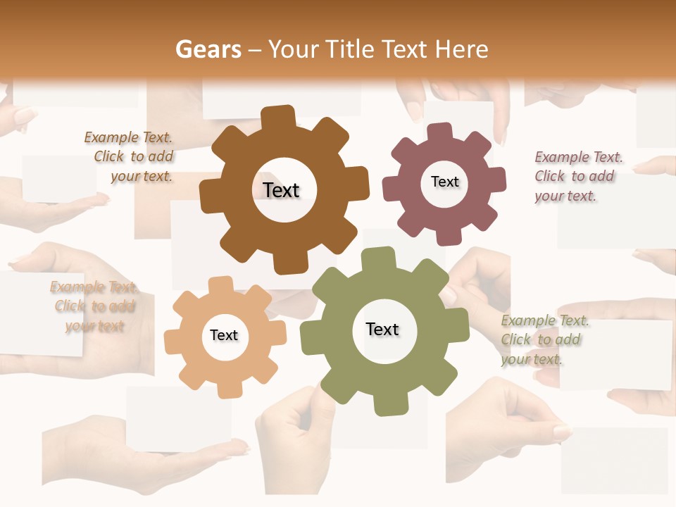 Bulletin Card Surface PowerPoint Template