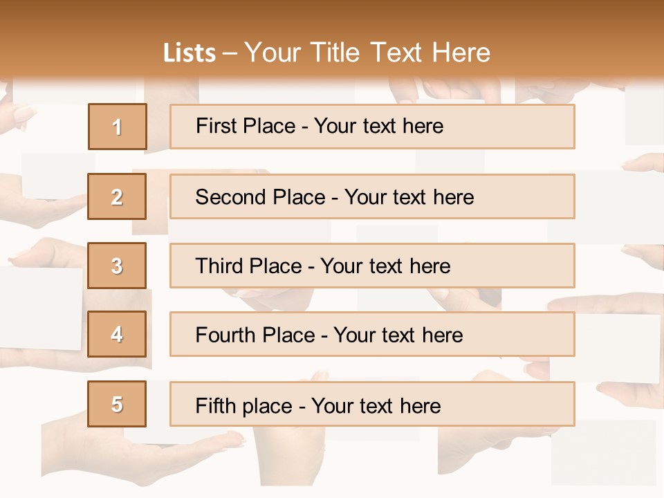 Bulletin Card Surface PowerPoint Template