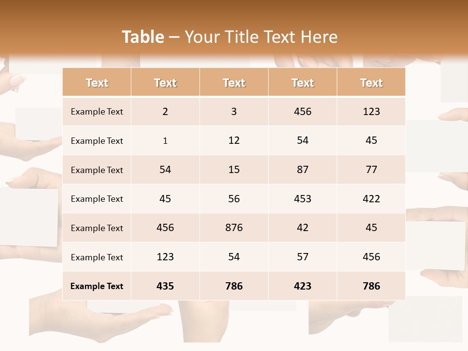 Bulletin Card Surface PowerPoint Template
