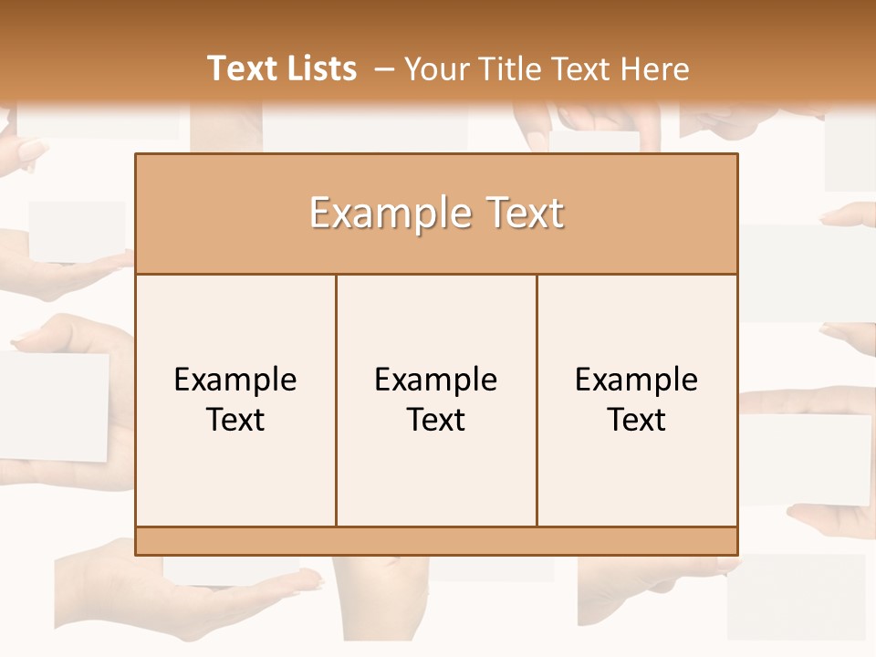 Bulletin Card Surface PowerPoint Template