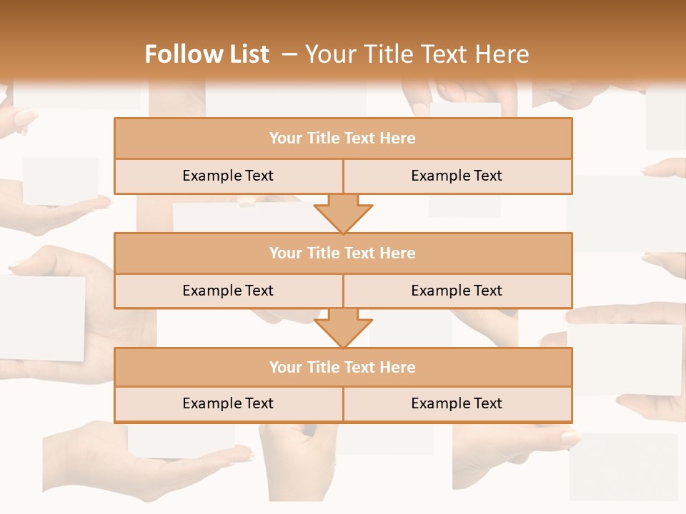 Bulletin Card Surface PowerPoint Template