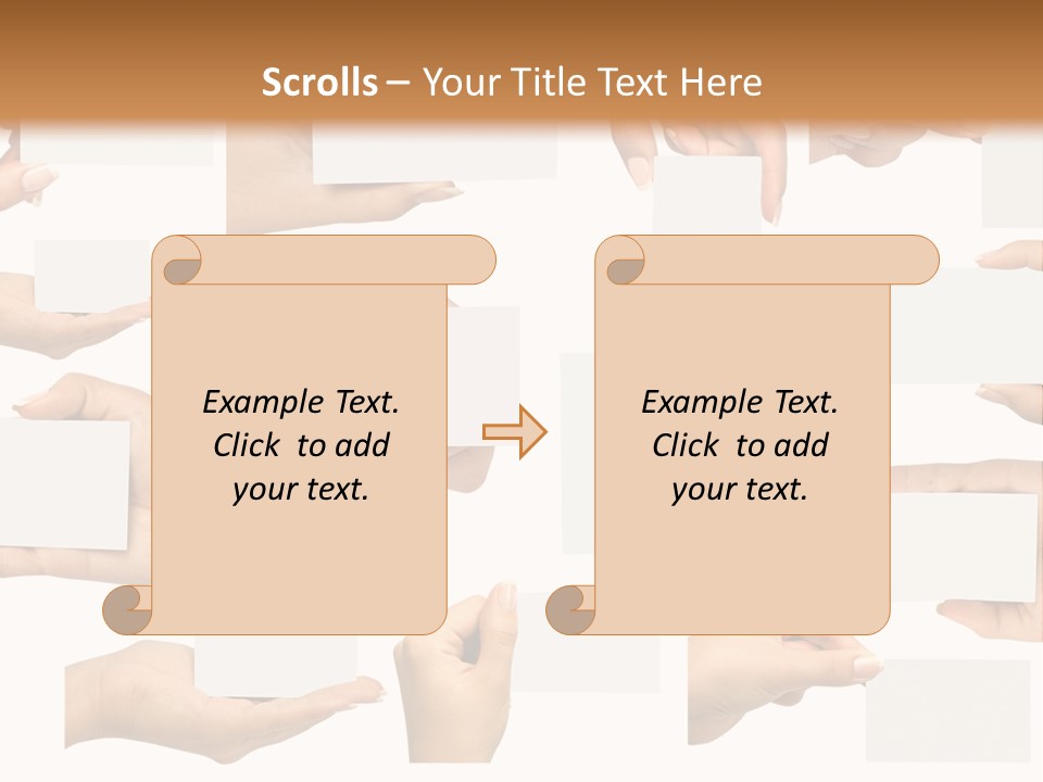 Bulletin Card Surface PowerPoint Template