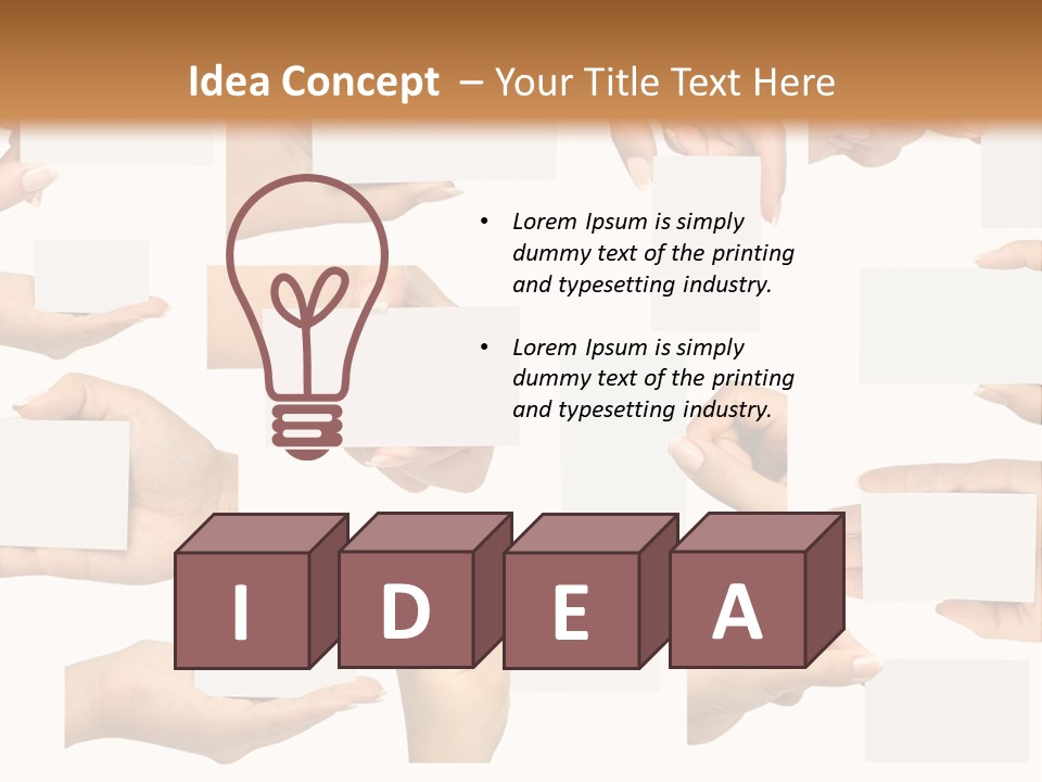 Bulletin Card Surface PowerPoint Template