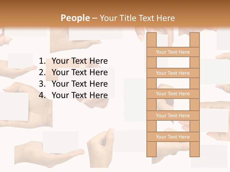 Bulletin Card Surface PowerPoint Template