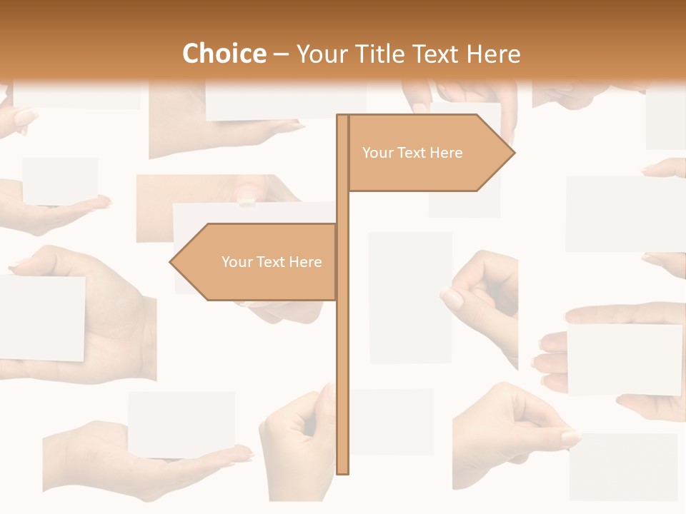 Bulletin Card Surface PowerPoint Template