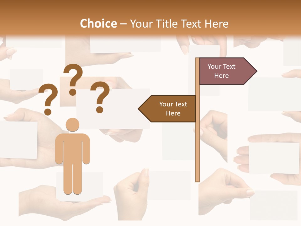 Bulletin Card Surface PowerPoint Template