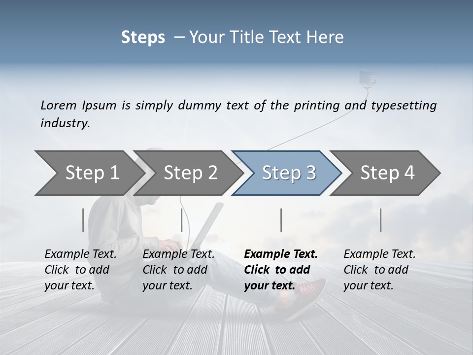 Outdoor Think Background PowerPoint Template