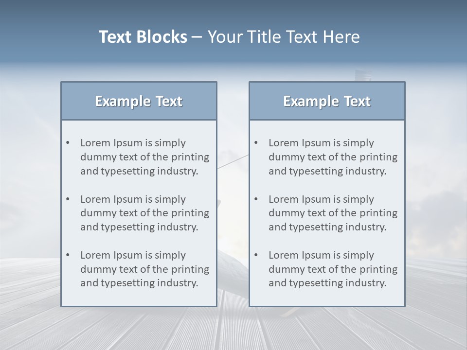 Outdoor Think Background PowerPoint Template