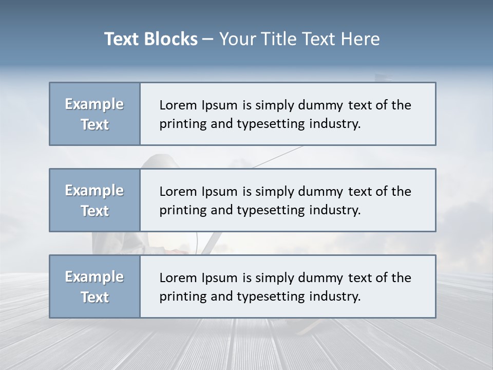 Outdoor Think Background PowerPoint Template