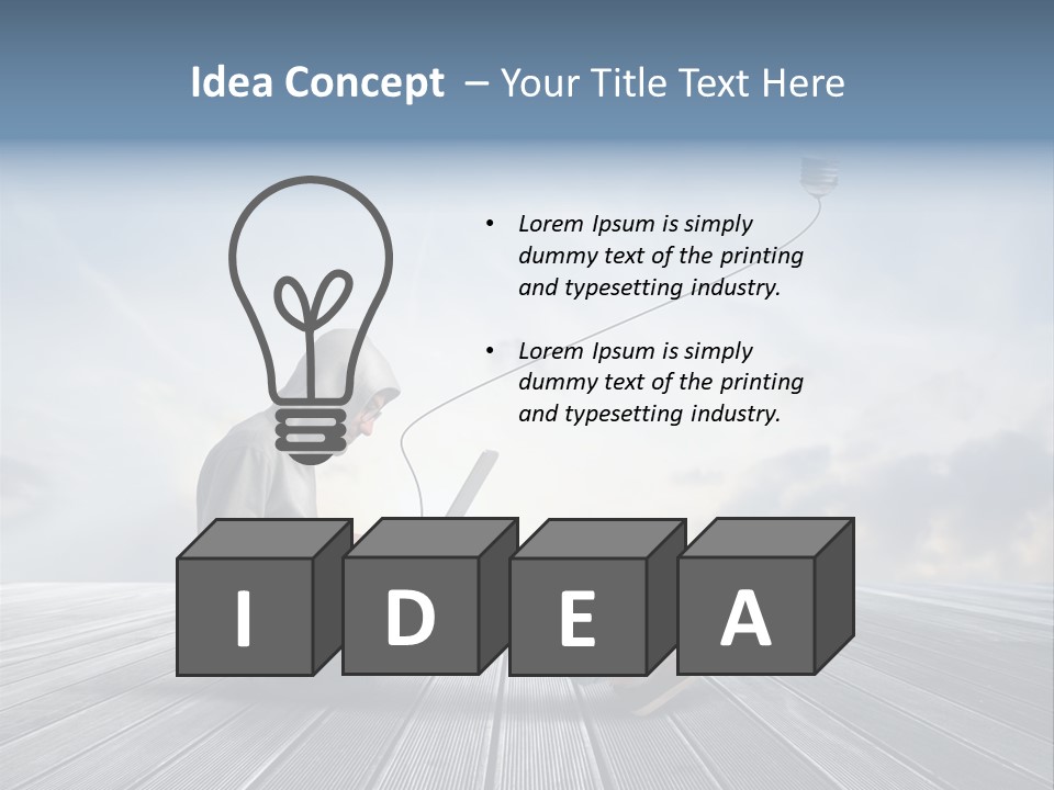 Outdoor Think Background PowerPoint Template