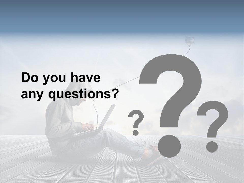 Outdoor Think Background PowerPoint Template