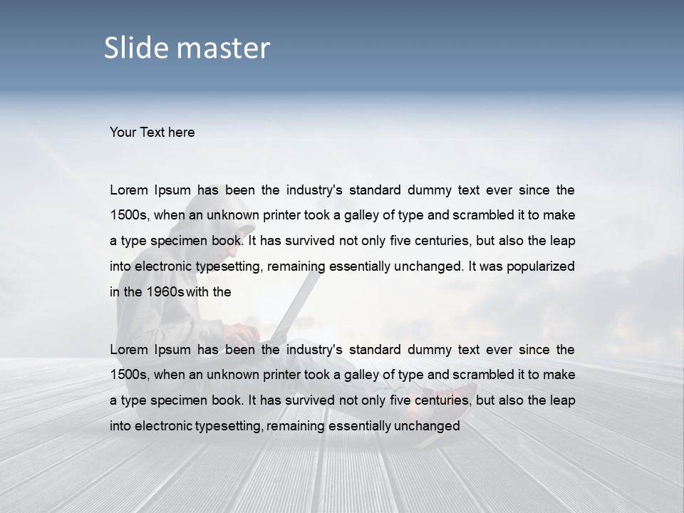 Nature Wood Fashion PowerPoint Template