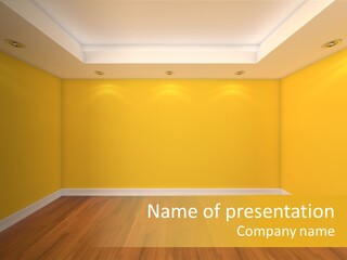 Blank Ceiling Unit PowerPoint Template