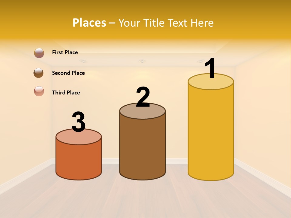 Blank Ceiling Unit PowerPoint Template
