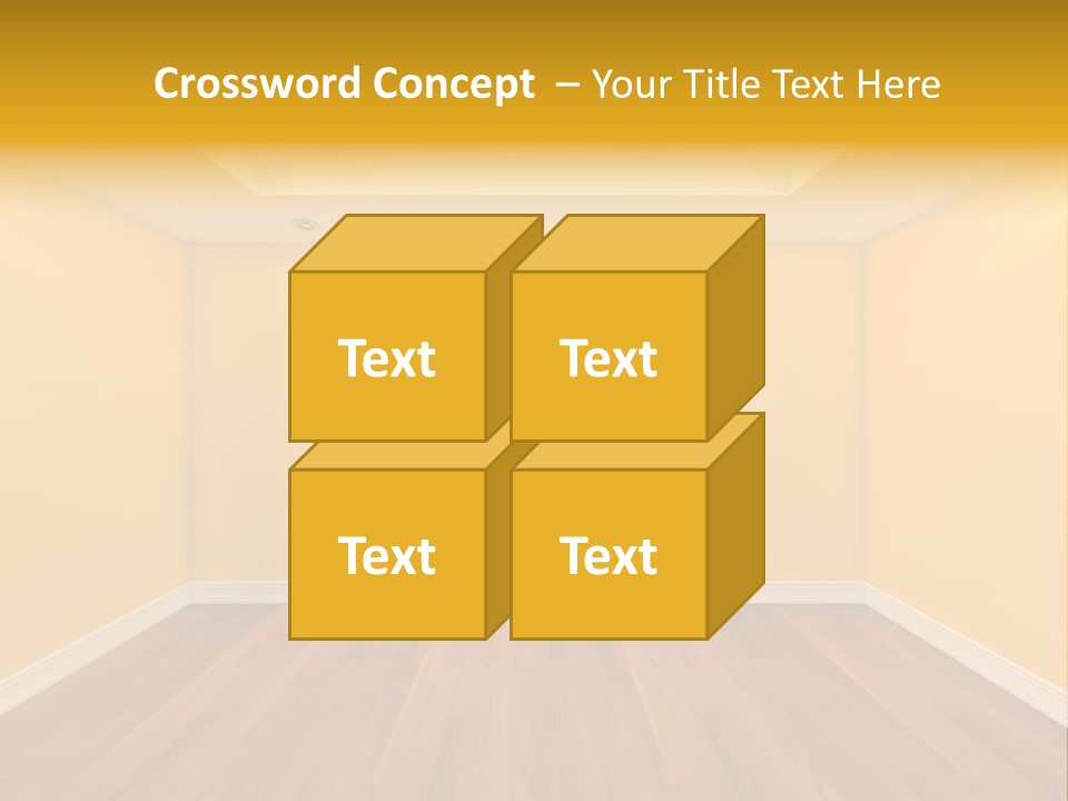 Blank Ceiling Unit PowerPoint Template