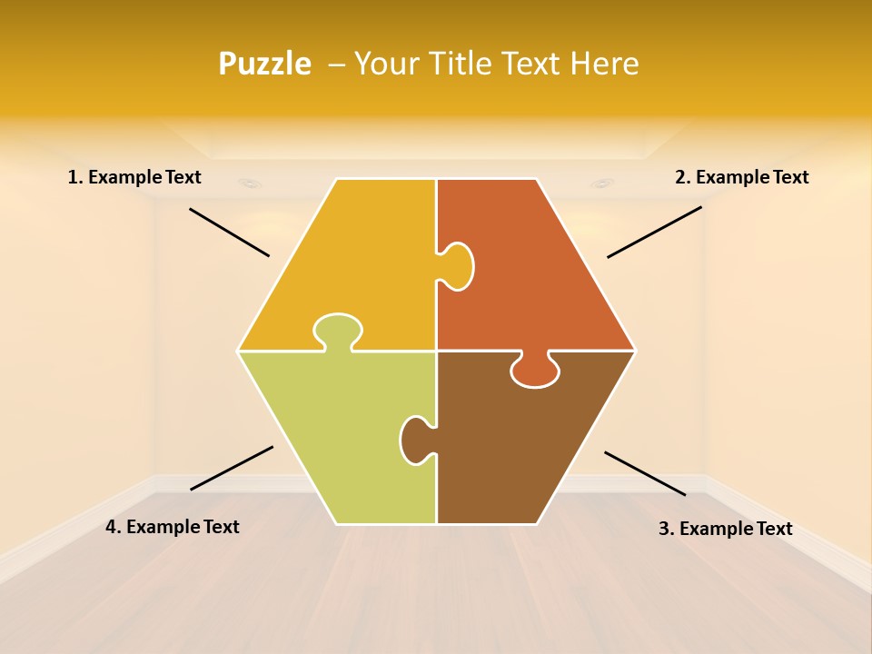 Blank Ceiling Unit PowerPoint Template