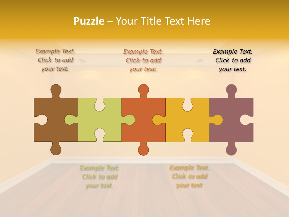 Blank Ceiling Unit PowerPoint Template