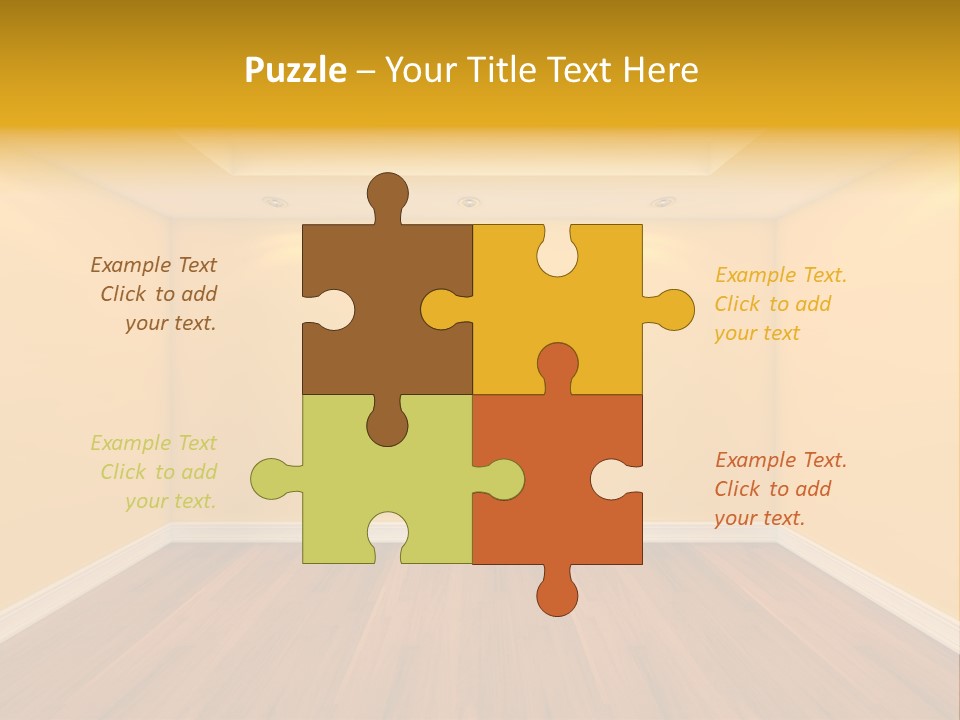 Blank Ceiling Unit PowerPoint Template