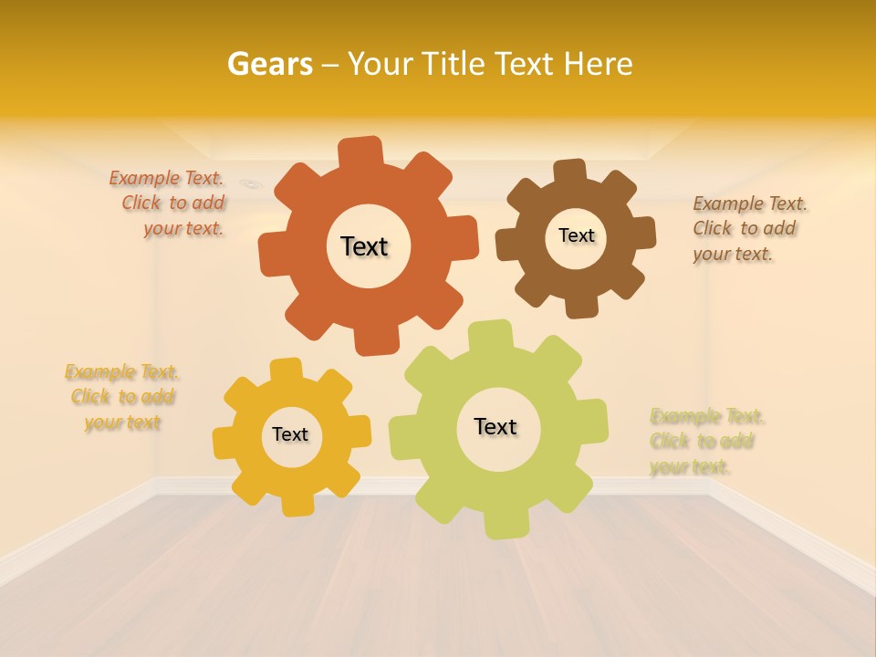 Blank Ceiling Unit PowerPoint Template