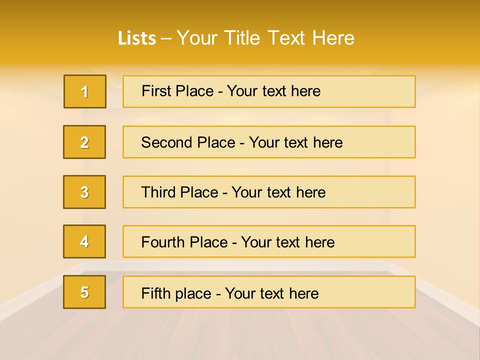 Blank Ceiling Unit PowerPoint Template