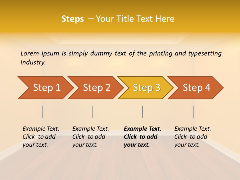 Blank Ceiling Unit PowerPoint Template