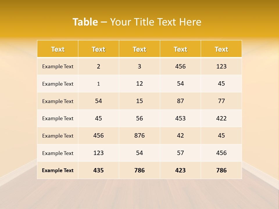 Blank Ceiling Unit PowerPoint Template