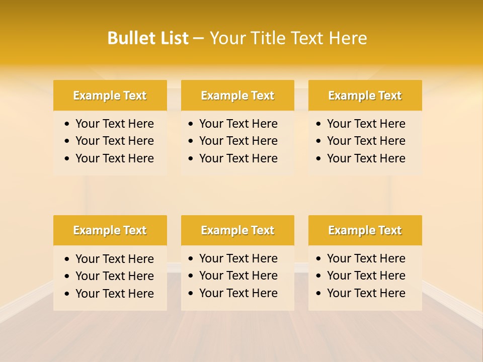 Blank Ceiling Unit PowerPoint Template