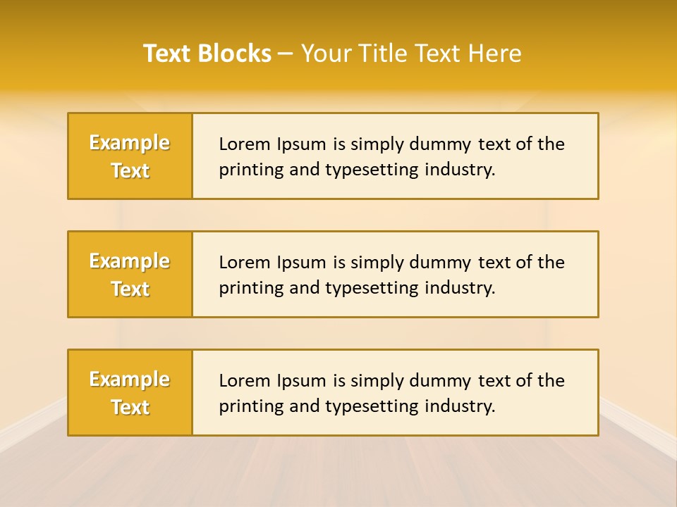 Blank Ceiling Unit PowerPoint Template