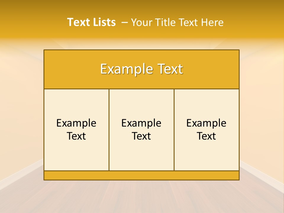 Blank Ceiling Unit PowerPoint Template