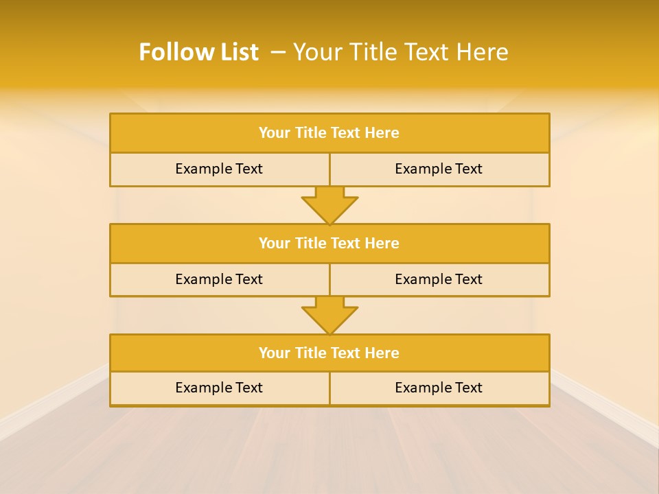 Blank Ceiling Unit PowerPoint Template