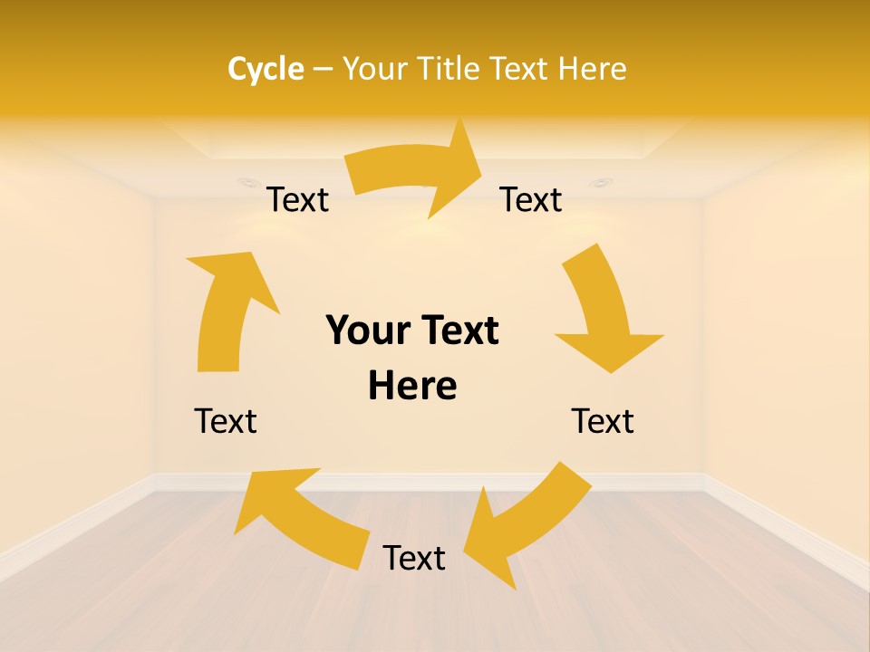 Blank Ceiling Unit PowerPoint Template