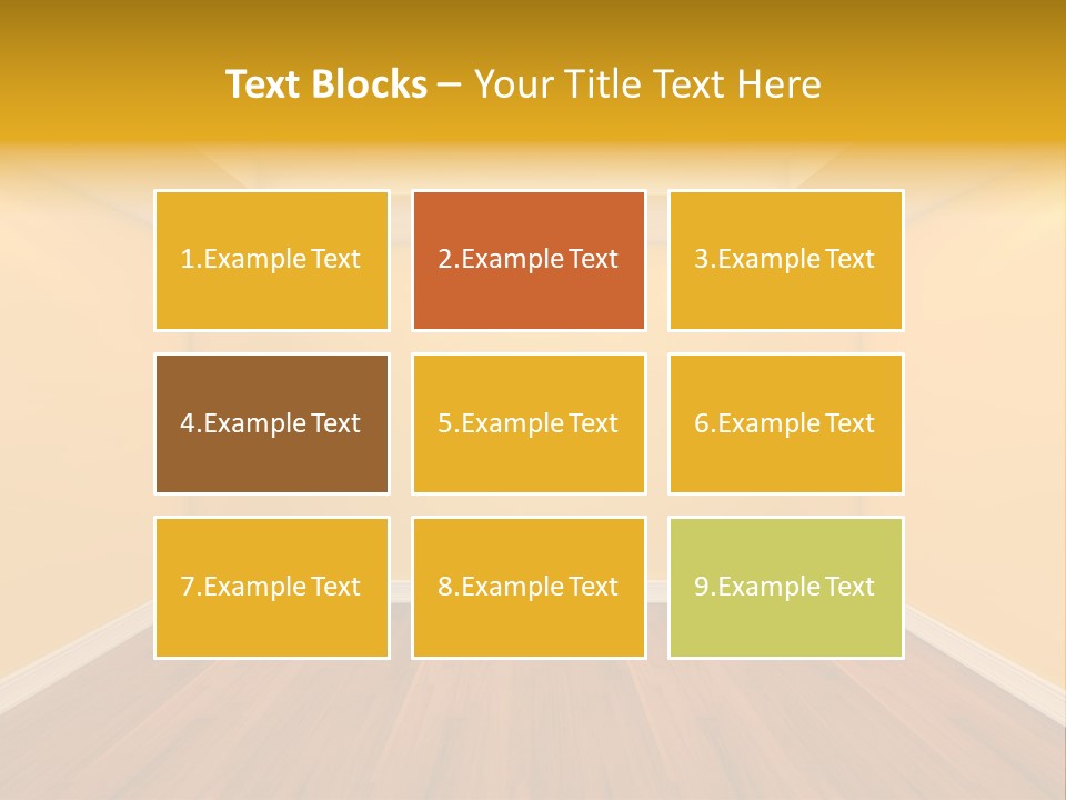 Blank Ceiling Unit PowerPoint Template
