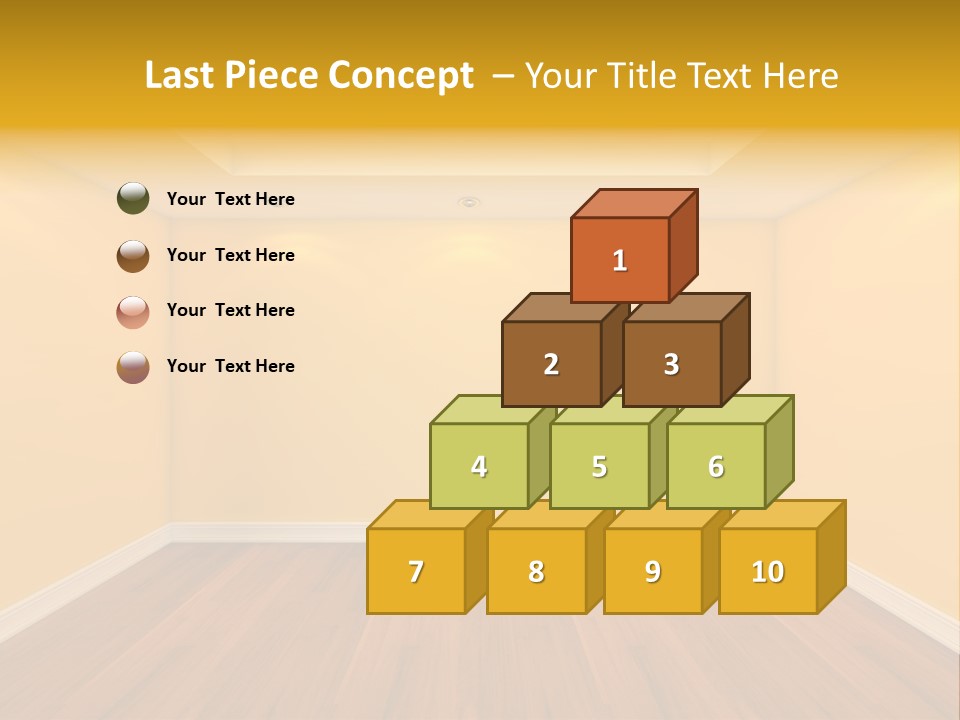 Blank Ceiling Unit PowerPoint Template