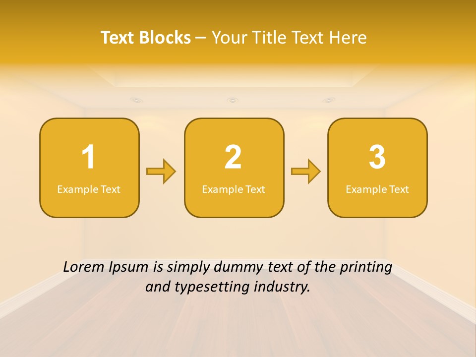 Blank Ceiling Unit PowerPoint Template
