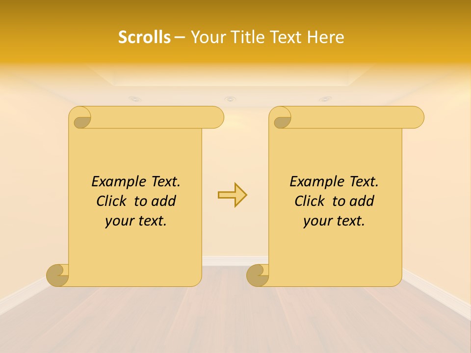 Blank Ceiling Unit PowerPoint Template