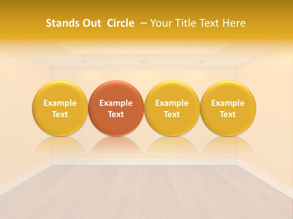 Blank Ceiling Unit PowerPoint Template