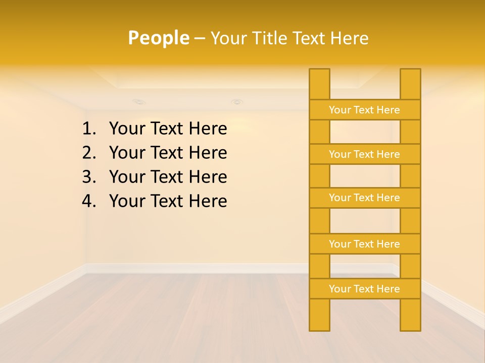 Blank Ceiling Unit PowerPoint Template