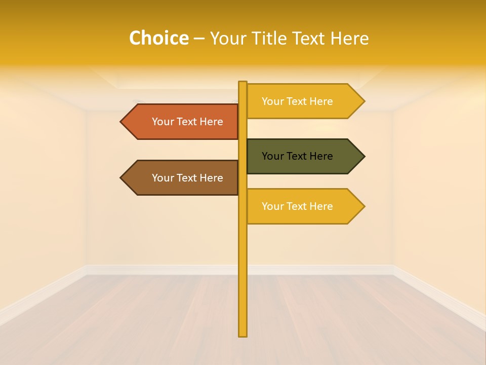 Blank Ceiling Unit PowerPoint Template