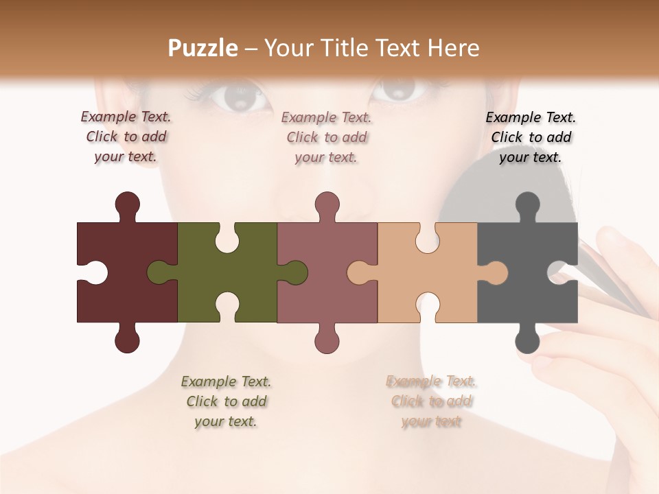 Oriental Taiwanese Powder PowerPoint Template