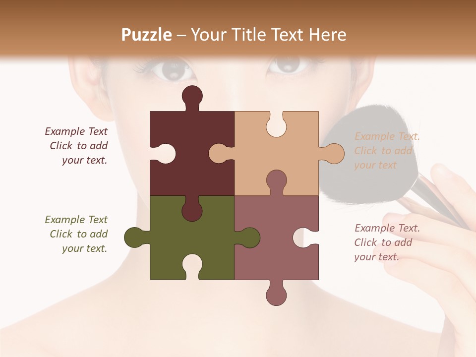 Oriental Taiwanese Powder PowerPoint Template