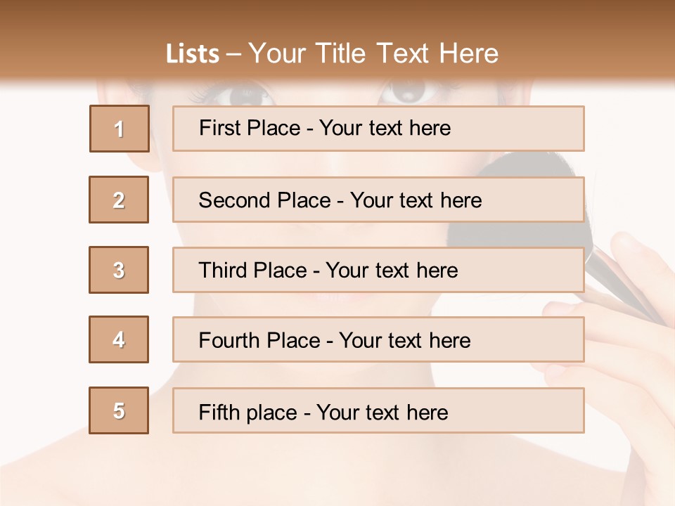 Oriental Taiwanese Powder PowerPoint Template
