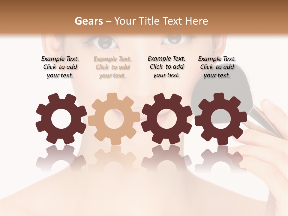 Oriental Taiwanese Powder PowerPoint Template