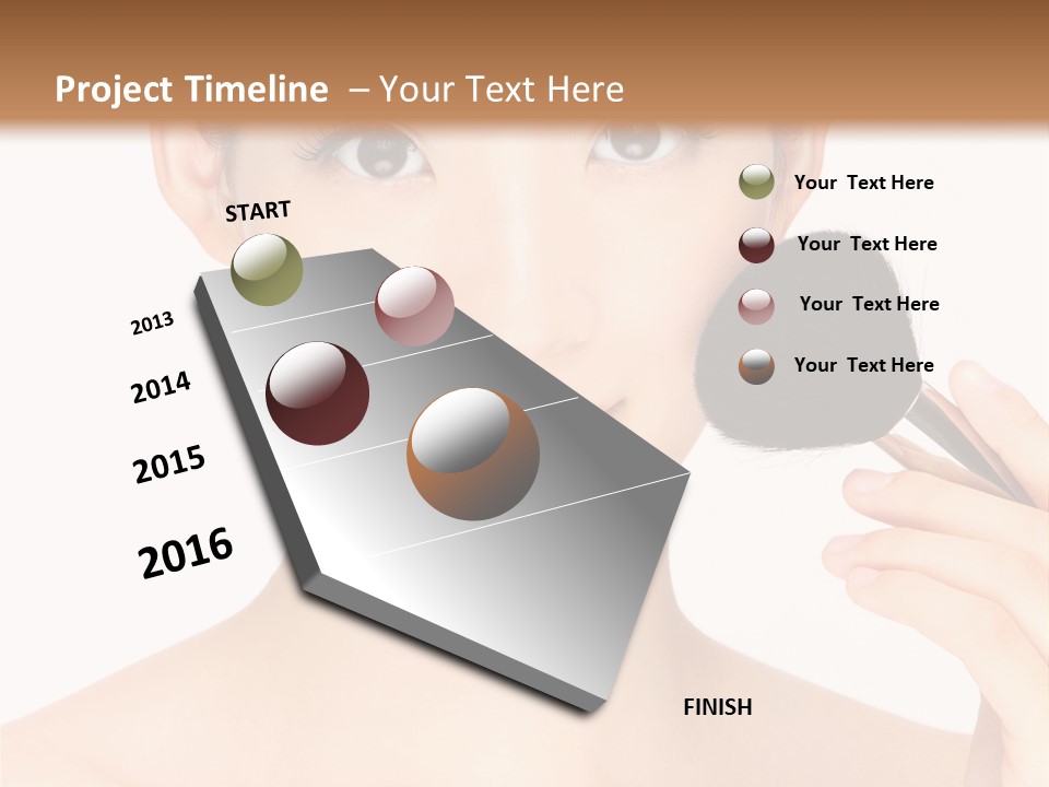 Oriental Taiwanese Powder PowerPoint Template