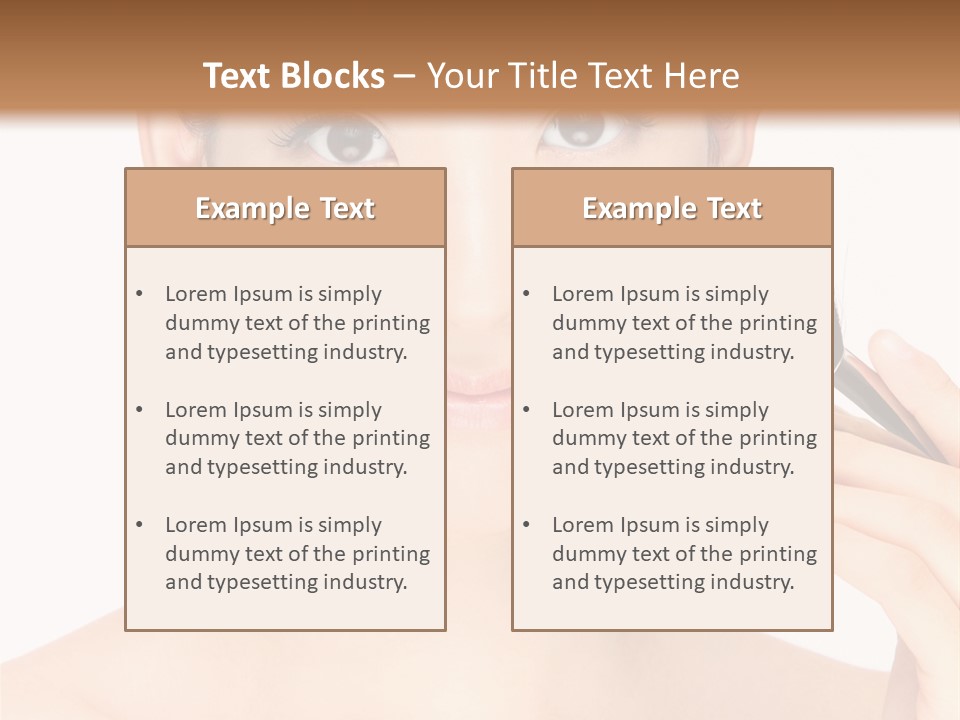 Oriental Taiwanese Powder PowerPoint Template