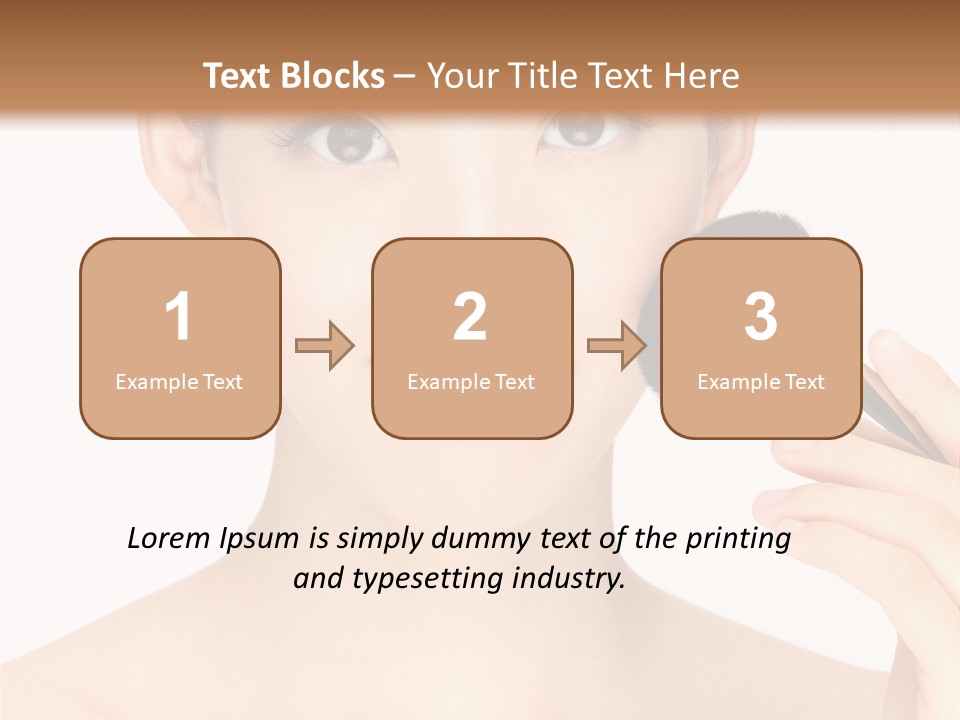 Oriental Taiwanese Powder PowerPoint Template