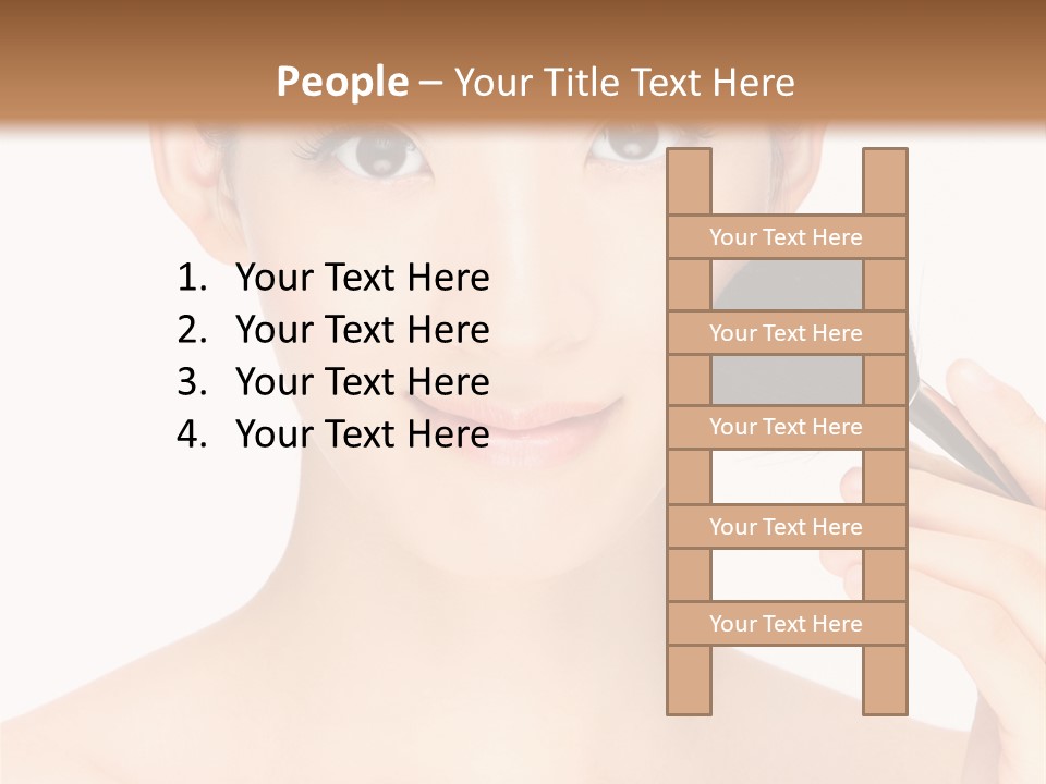 Oriental Taiwanese Powder PowerPoint Template