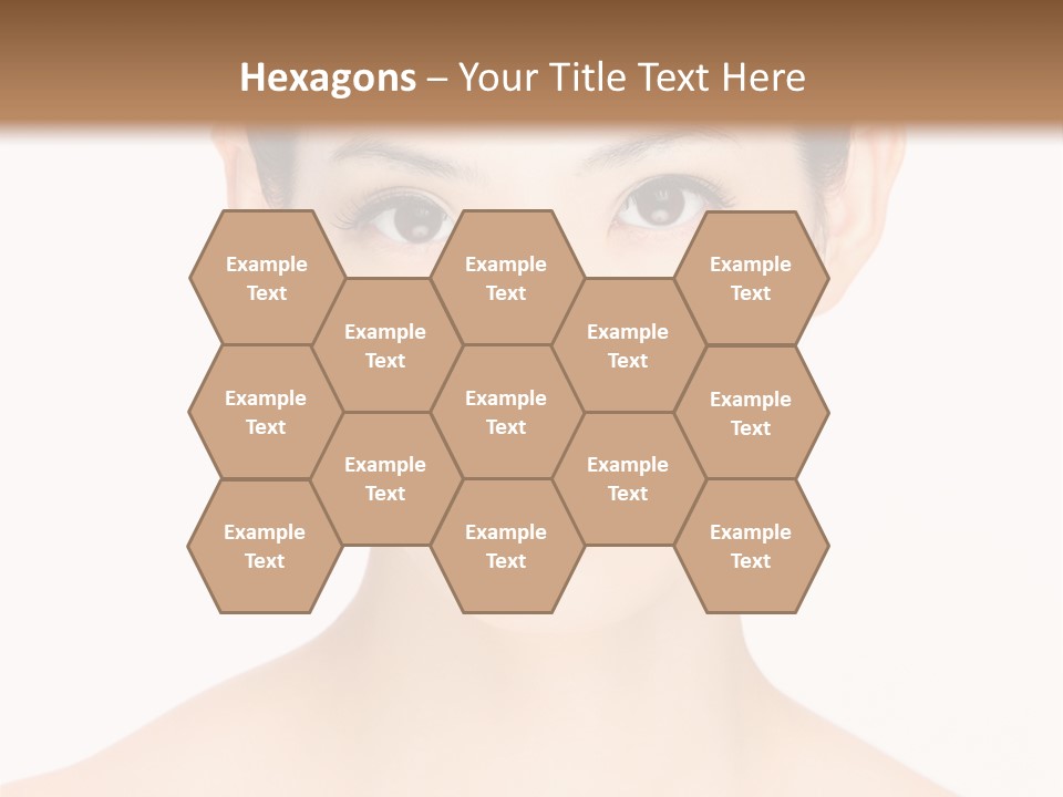 Female Makeup Chinese PowerPoint Template