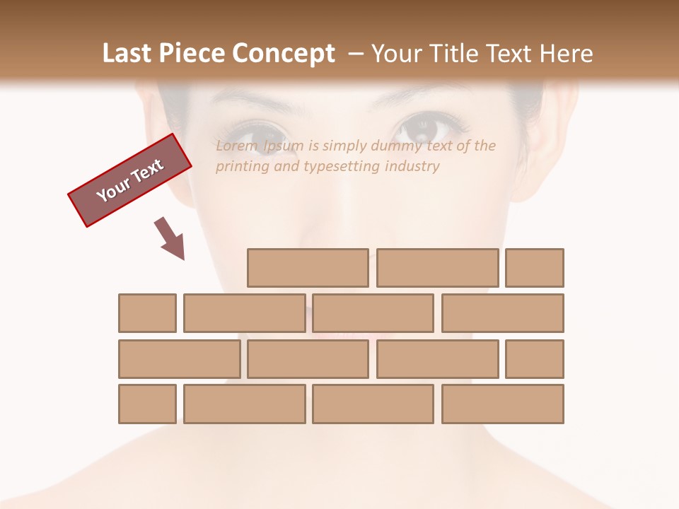 Female Makeup Chinese PowerPoint Template