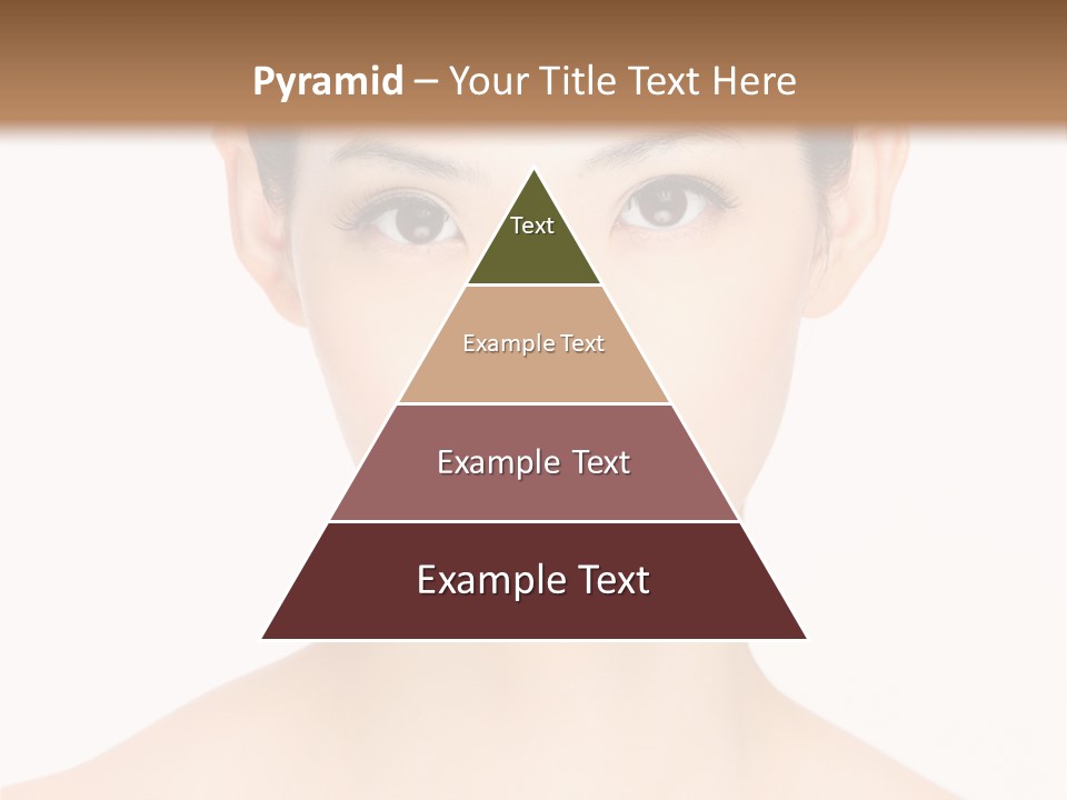 Female Makeup Chinese PowerPoint Template